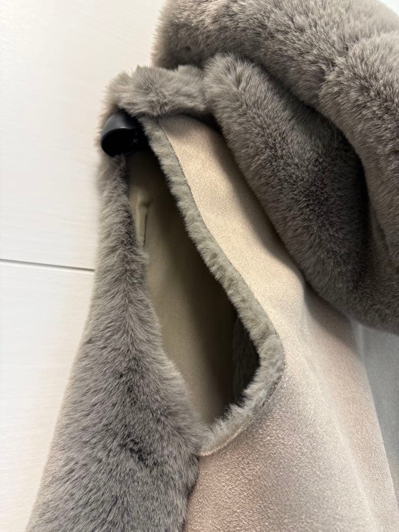 ヤマダヤ　RADIATE MD-058 9号グレー フーデッドファーベスト