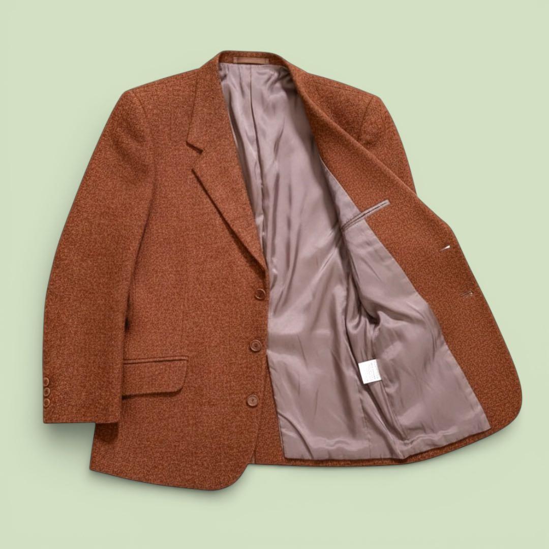美品 Paul smith ハリスツイード　ブラウン　ジャケット　復刻　良好