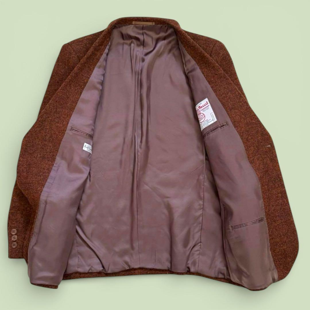 美品 Paul smith ハリスツイード　ブラウン　ジャケット　復刻　良好