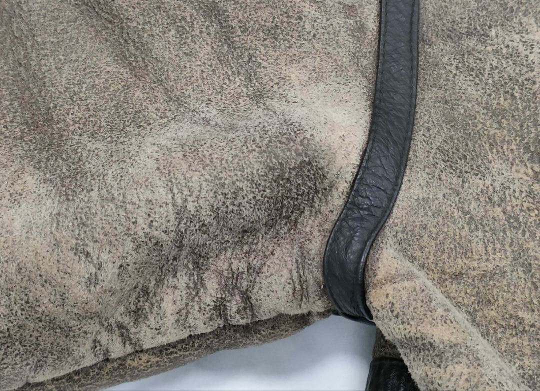 希少LサイズPOTTAR USA製 ムートン フライトジャケット B-3