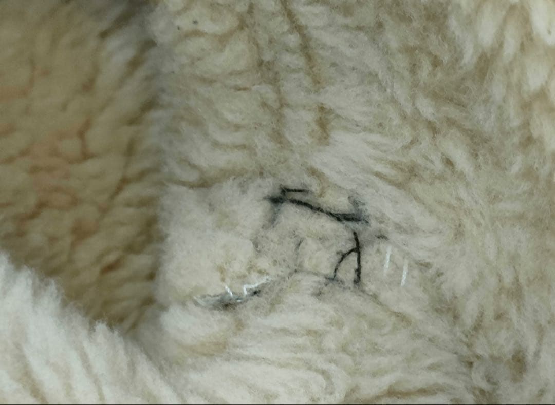 希少LサイズPOTTAR USA製 ムートン フライトジャケット B-3