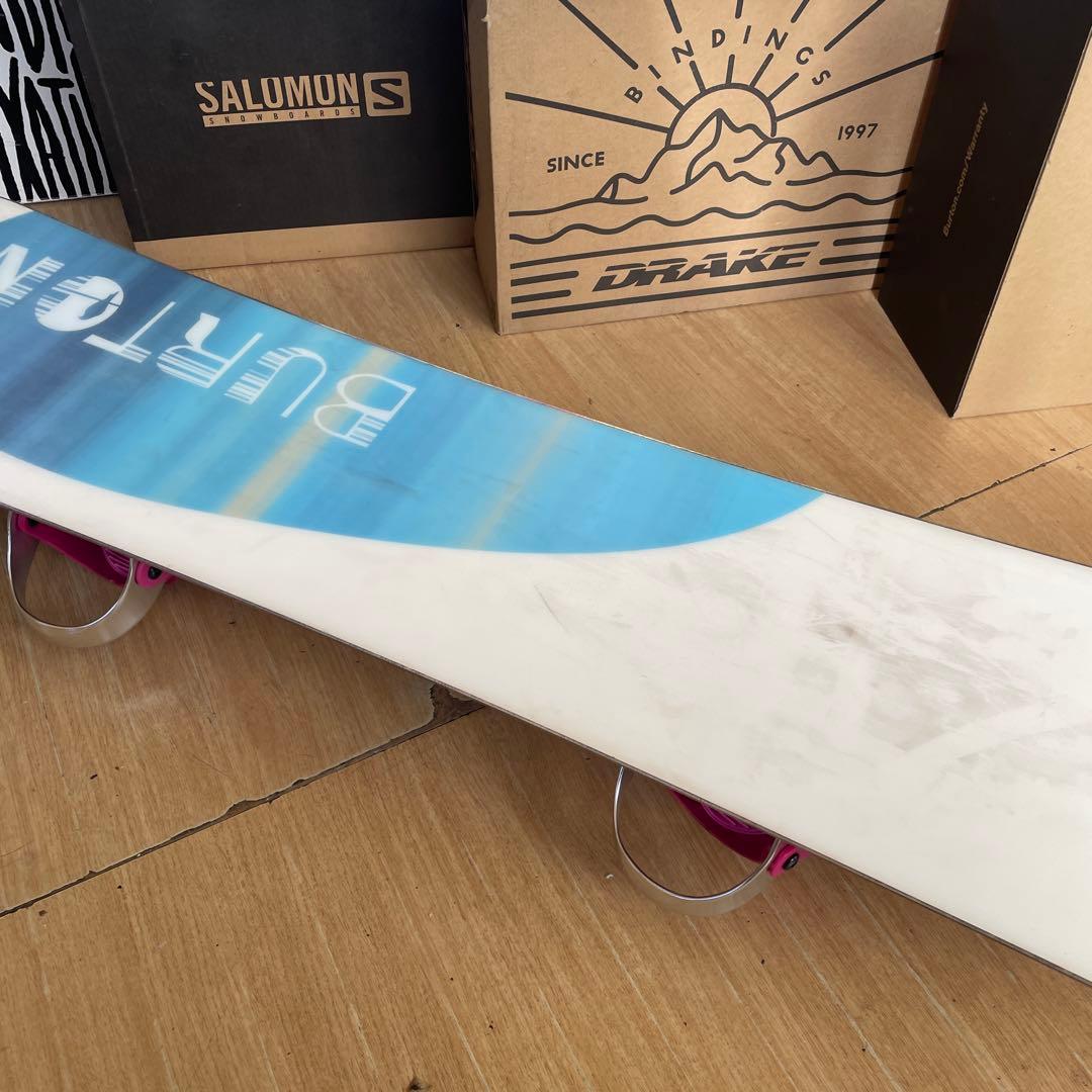 BURTON×STTELA　バートン　バインディング付　スノーボードセット