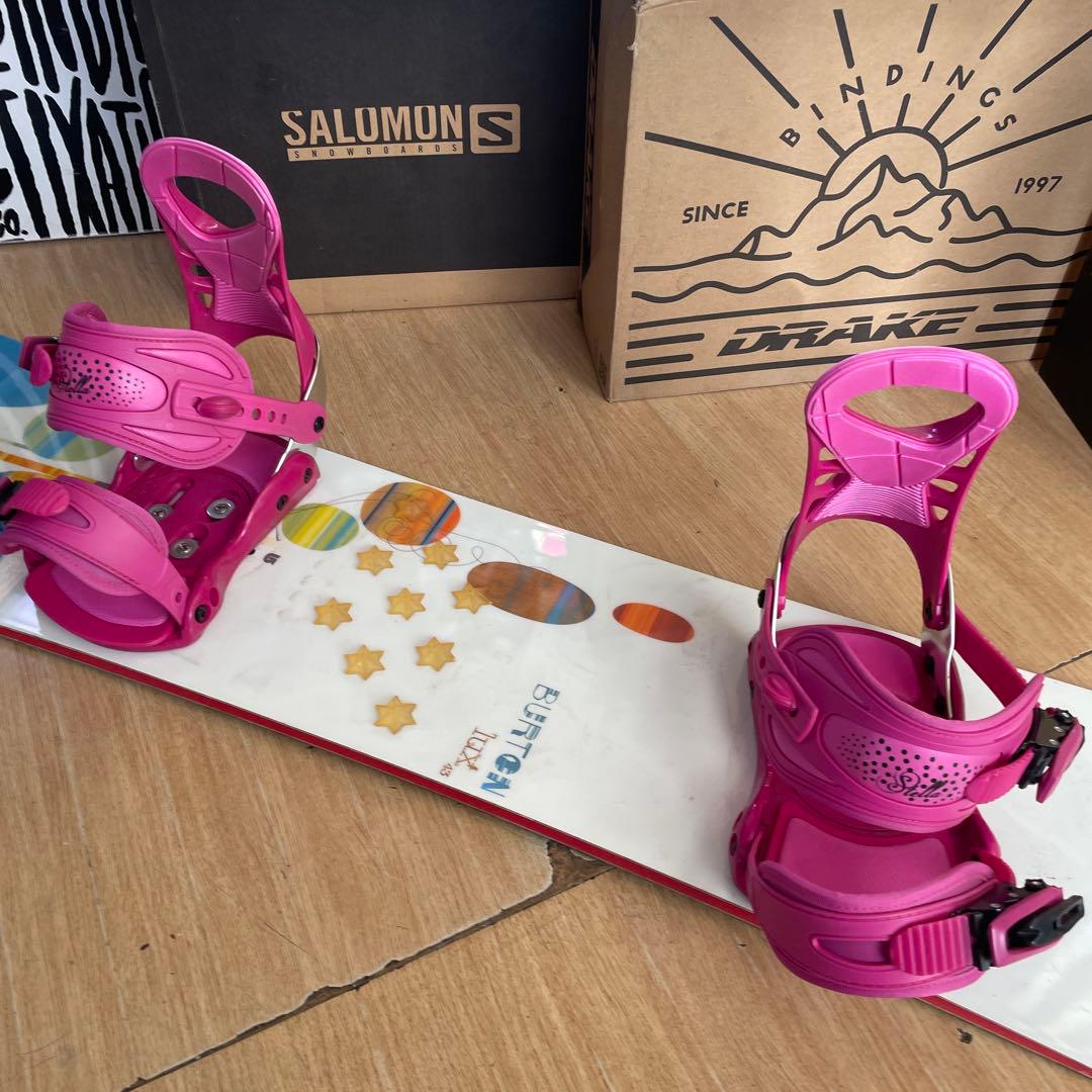 BURTON×STTELA　バートン　バインディング付　スノーボードセット