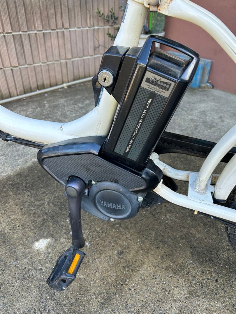週末値下げ！YAMAHA PAS BABBY電動アシスト自転車 ホワイト
