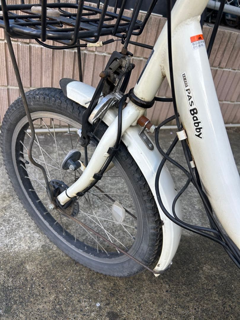 週末値下げ！YAMAHA PAS BABBY電動アシスト自転車 ホワイト