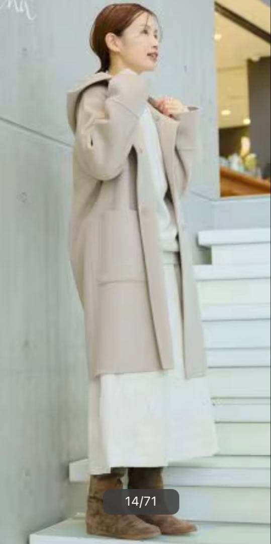 IENAスーパー160ダブルフェイス フードコート新品タグ付き