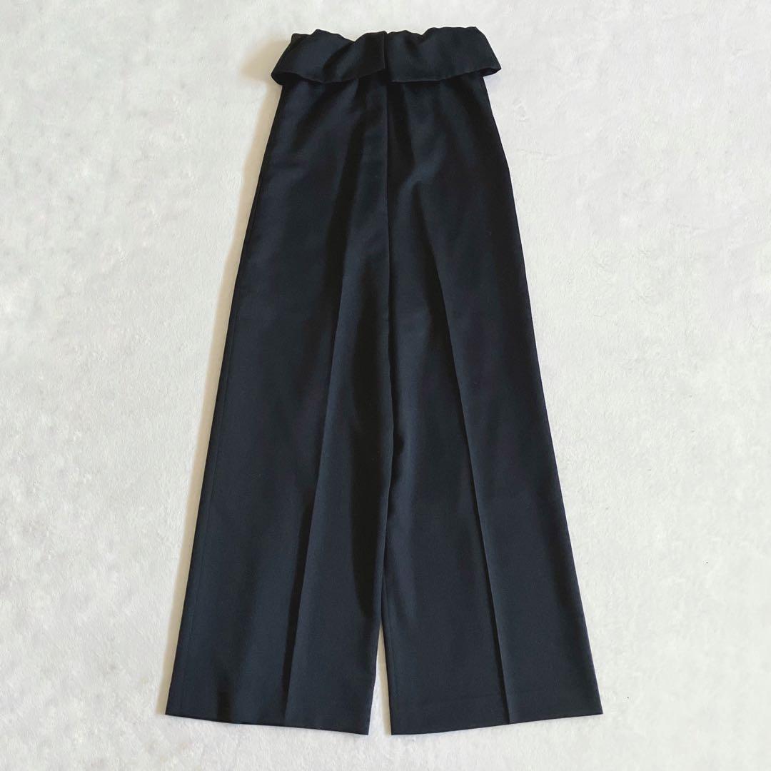 NOBLE トリコチンベアトップパンツ　38 ブラック