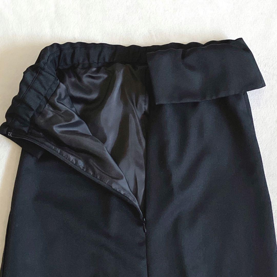 NOBLE トリコチンベアトップパンツ　38 ブラック