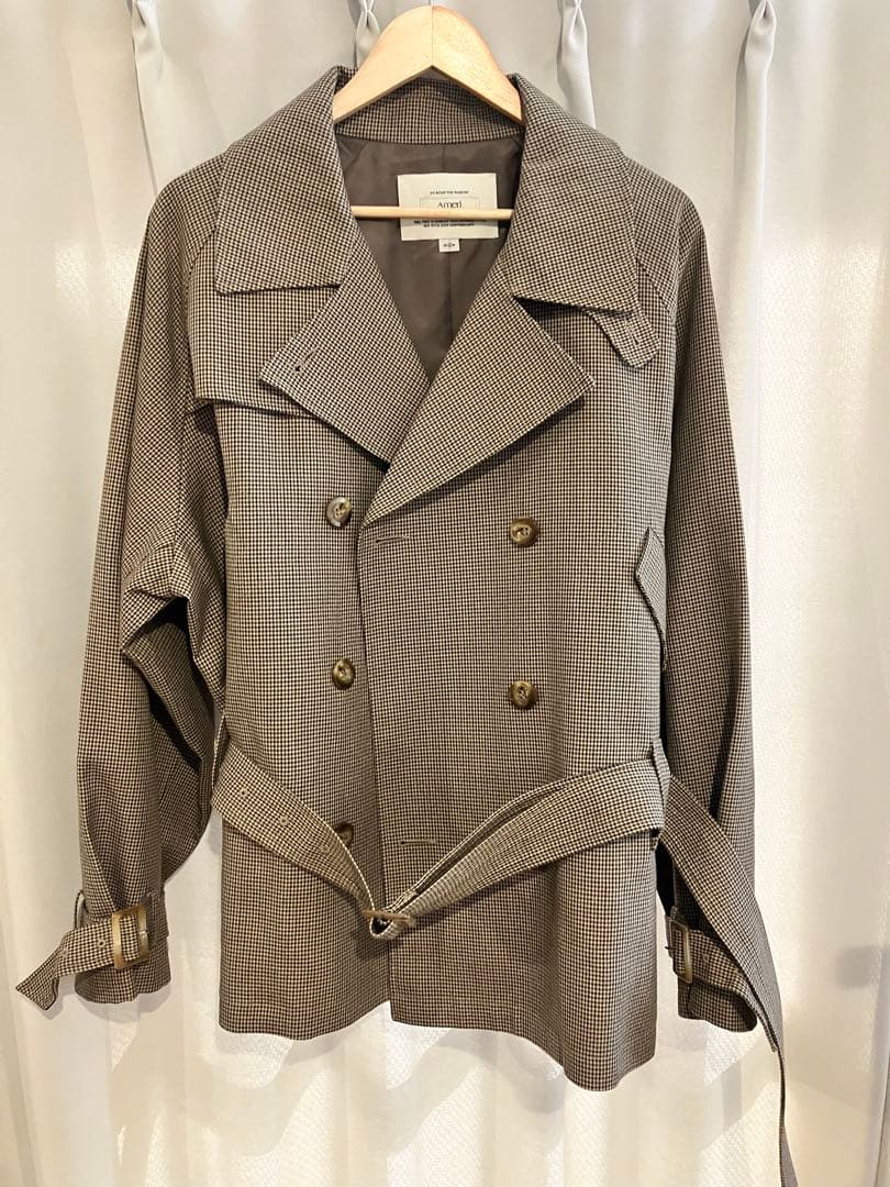【新品】Ameri／DADDY MIDI TRENCH COAT／Sサイズ
