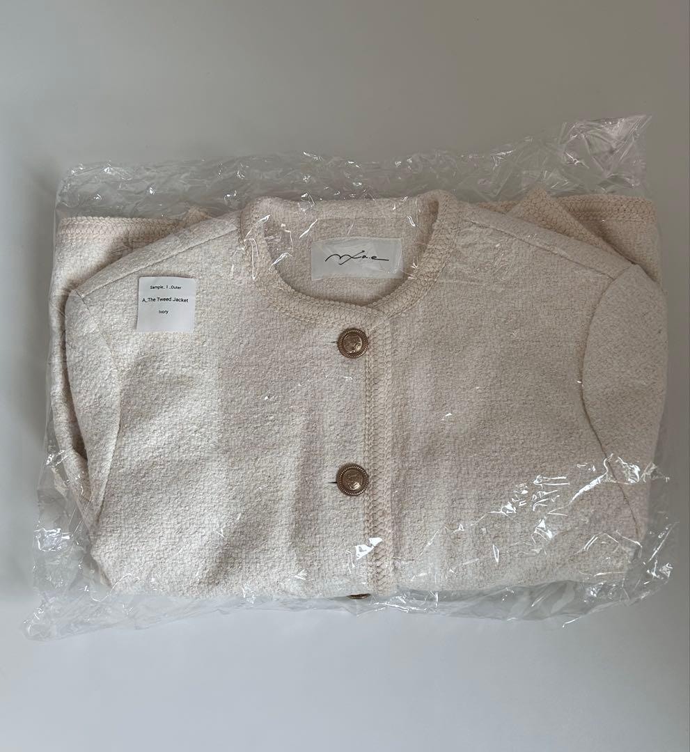 新品　na.e The Tweed Jacket_Ivory