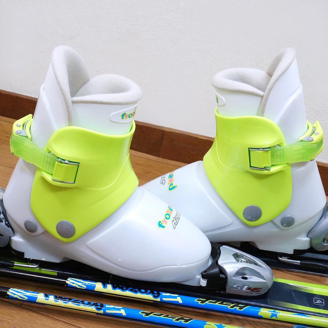 メンテ済 130cm 靴24cm ELAN スキーセット