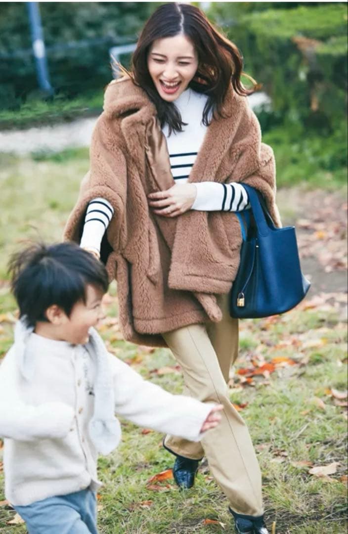 Max Mara マックスマーラ TEBE テディケープ キャメル