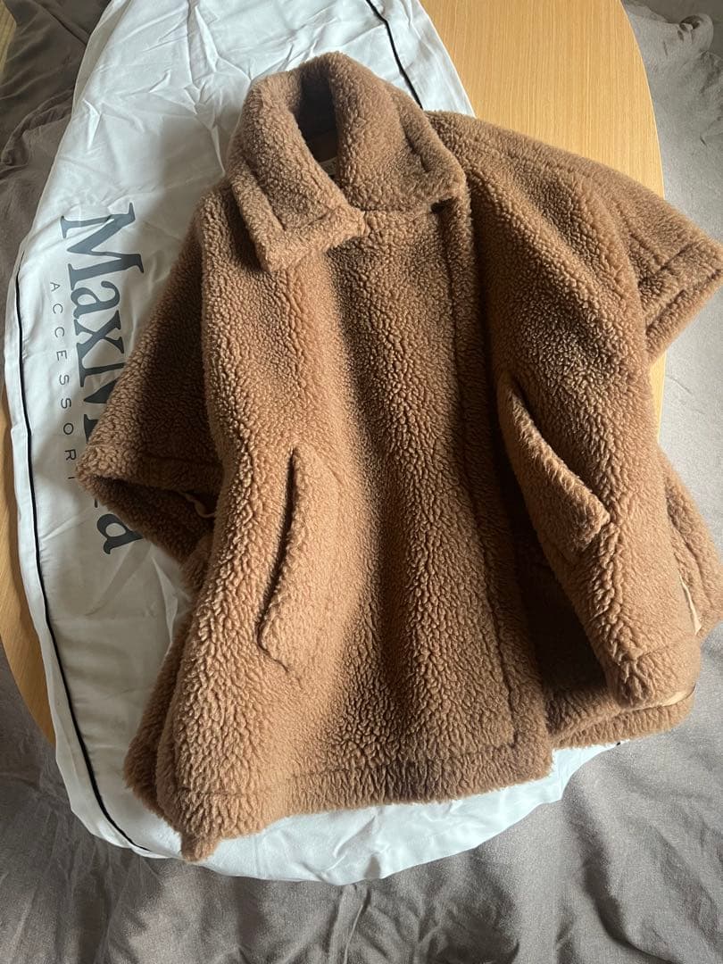 Max Mara マックスマーラ TEBE テディケープ キャメル