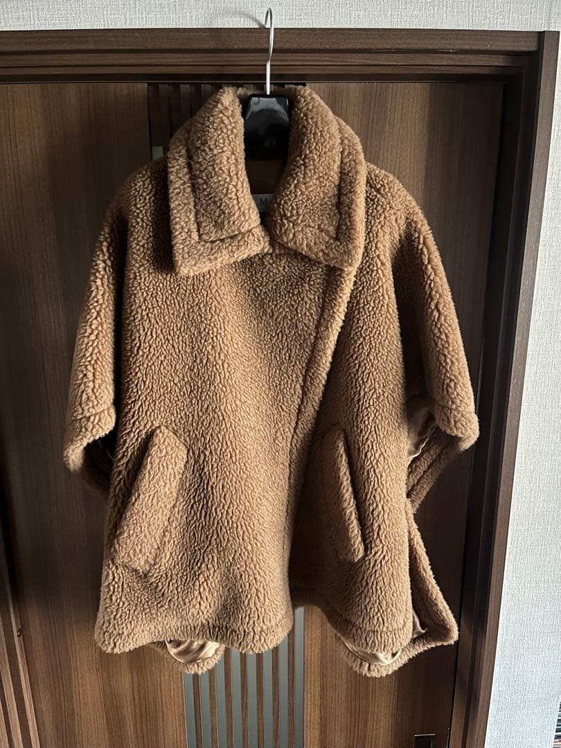Max Mara マックスマーラ TEBE テディケープ キャメル