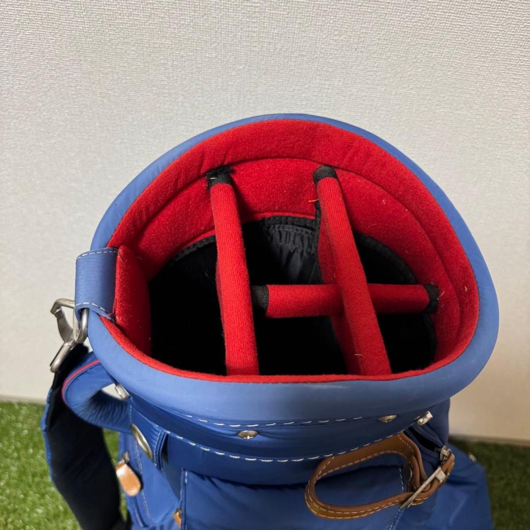 ONOFF オノフ キャディバッグ ゴルフバッグ ナイロン ブルー