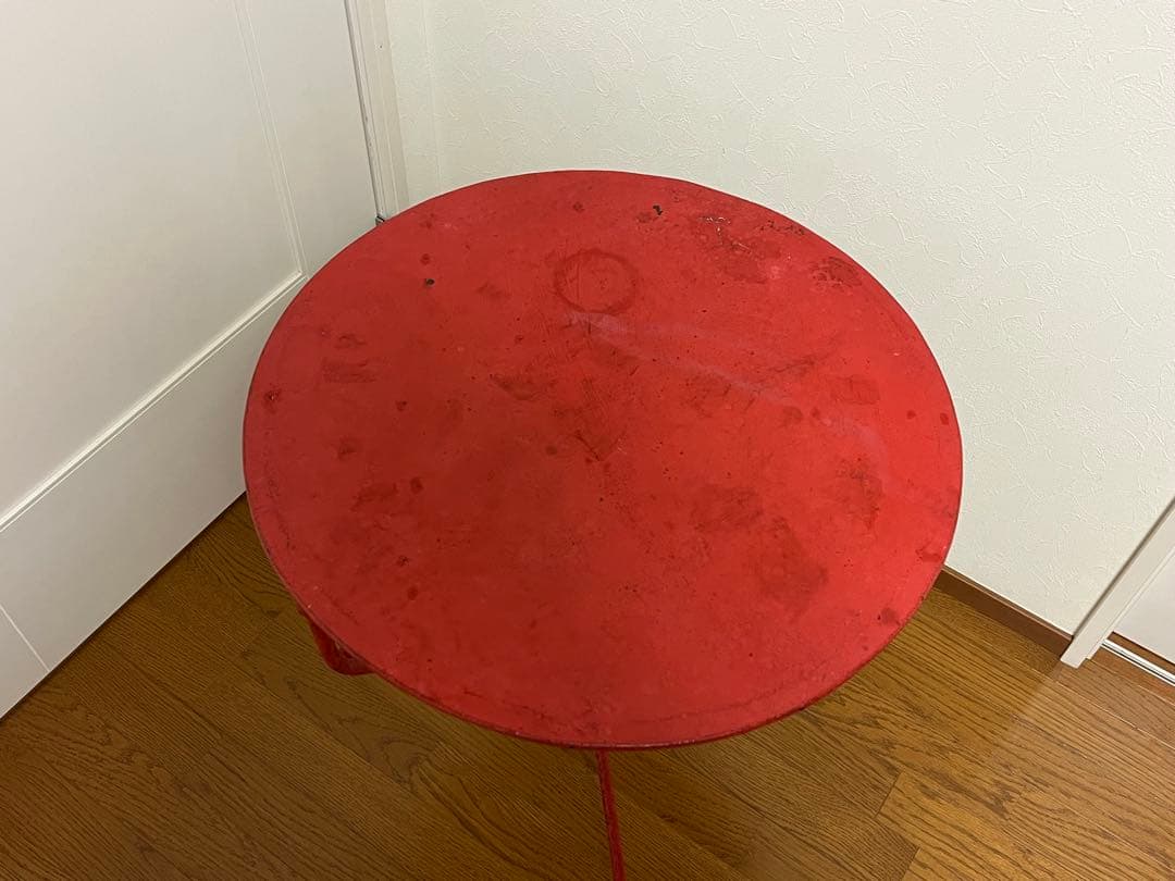 【桜埜】ロイズアンティークス　クラシックな赤いテーブル