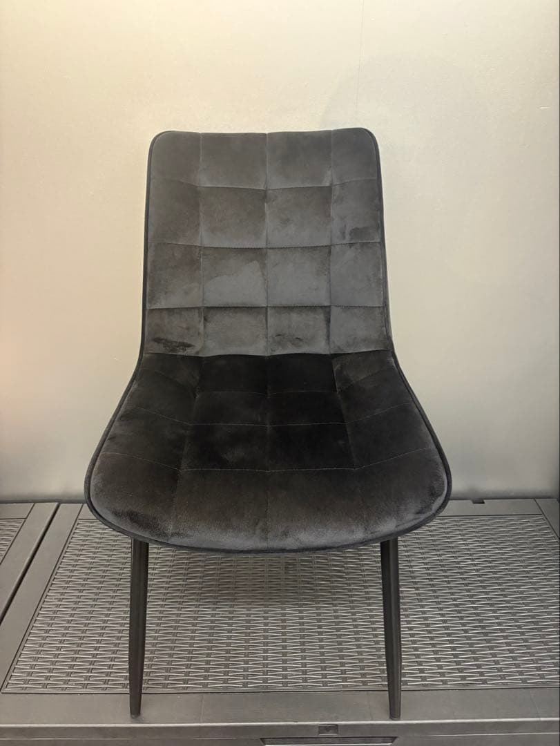 WOLTU ダイニングチェア 2脚セット デザイナーズチェア グレー