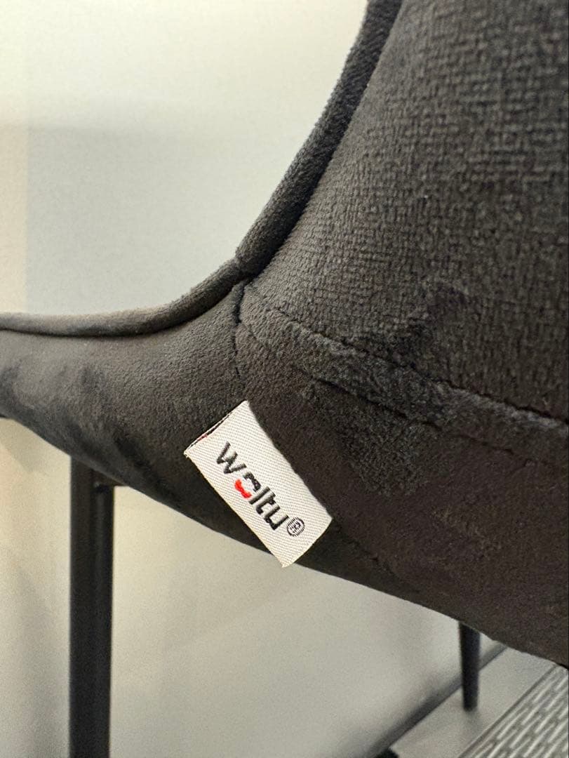 WOLTU ダイニングチェア 2脚セット デザイナーズチェア グレー