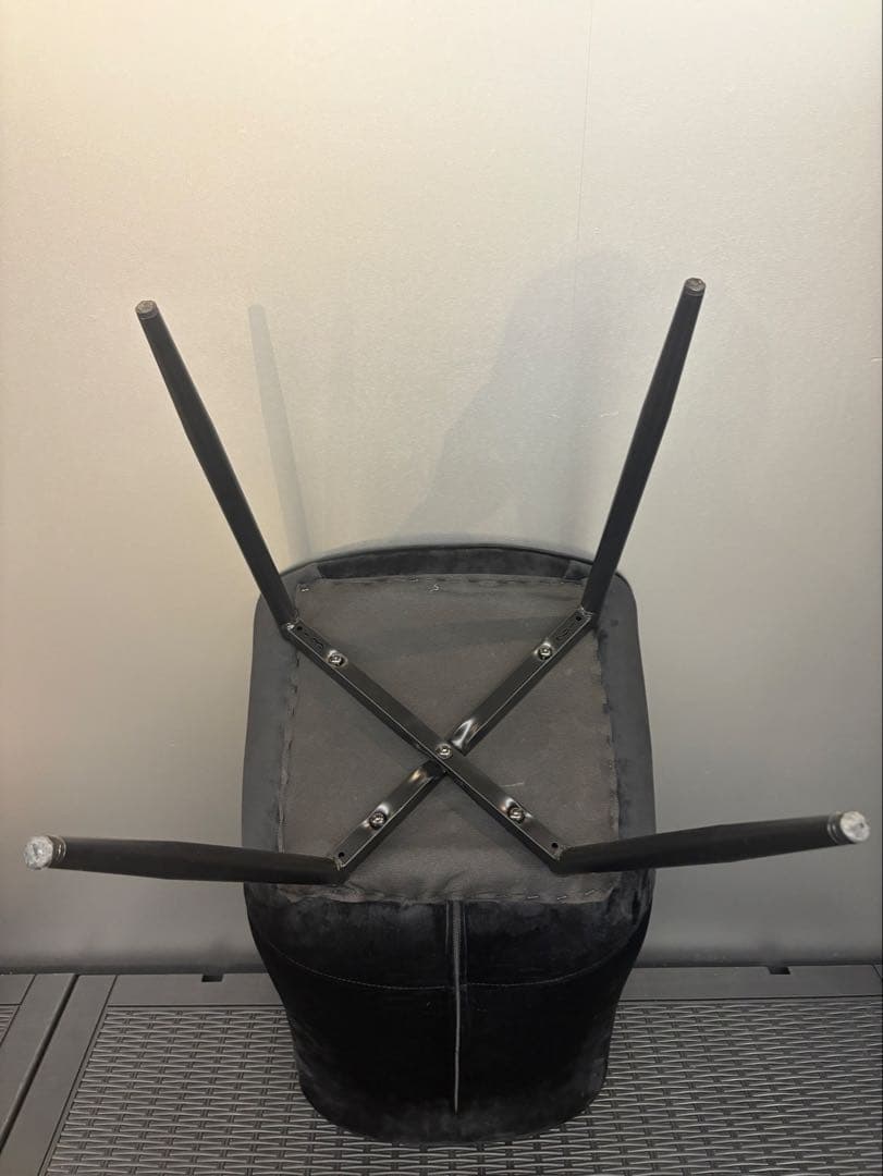 WOLTU ダイニングチェア 2脚セット デザイナーズチェア グレー