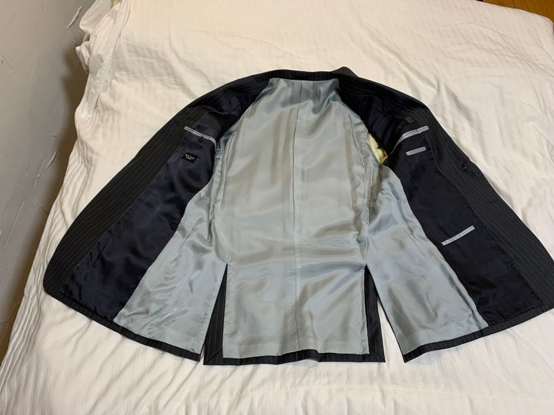 L ポールスミス スーツ グレー ストライプ
