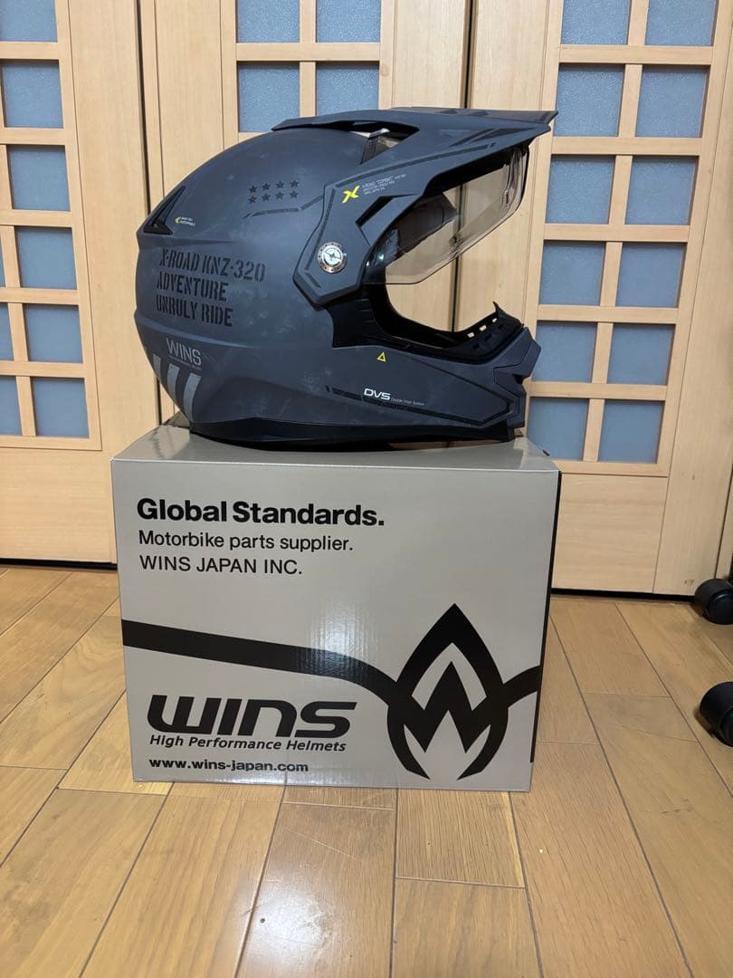 Wins xroad 3 、Lサイズ　マットアーミーグレー オフロードヘルメット