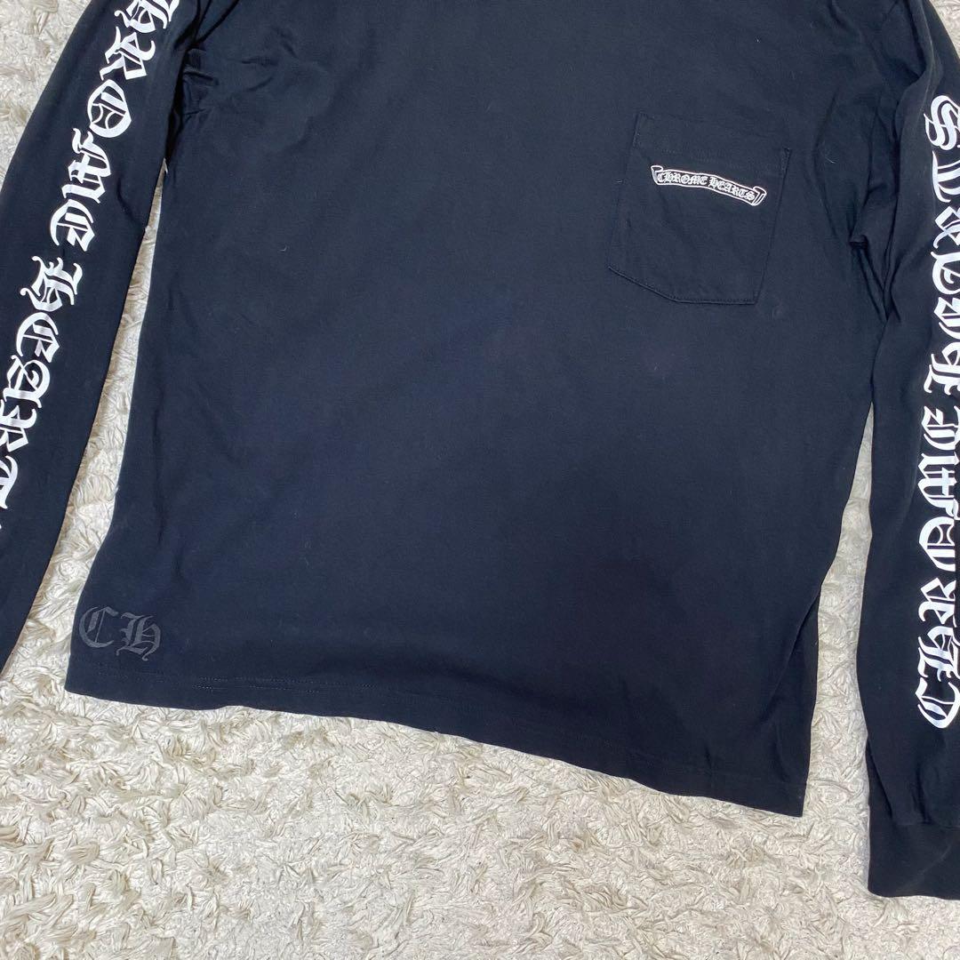 クロムハーツ　長袖Tシャツ　ブラック　L