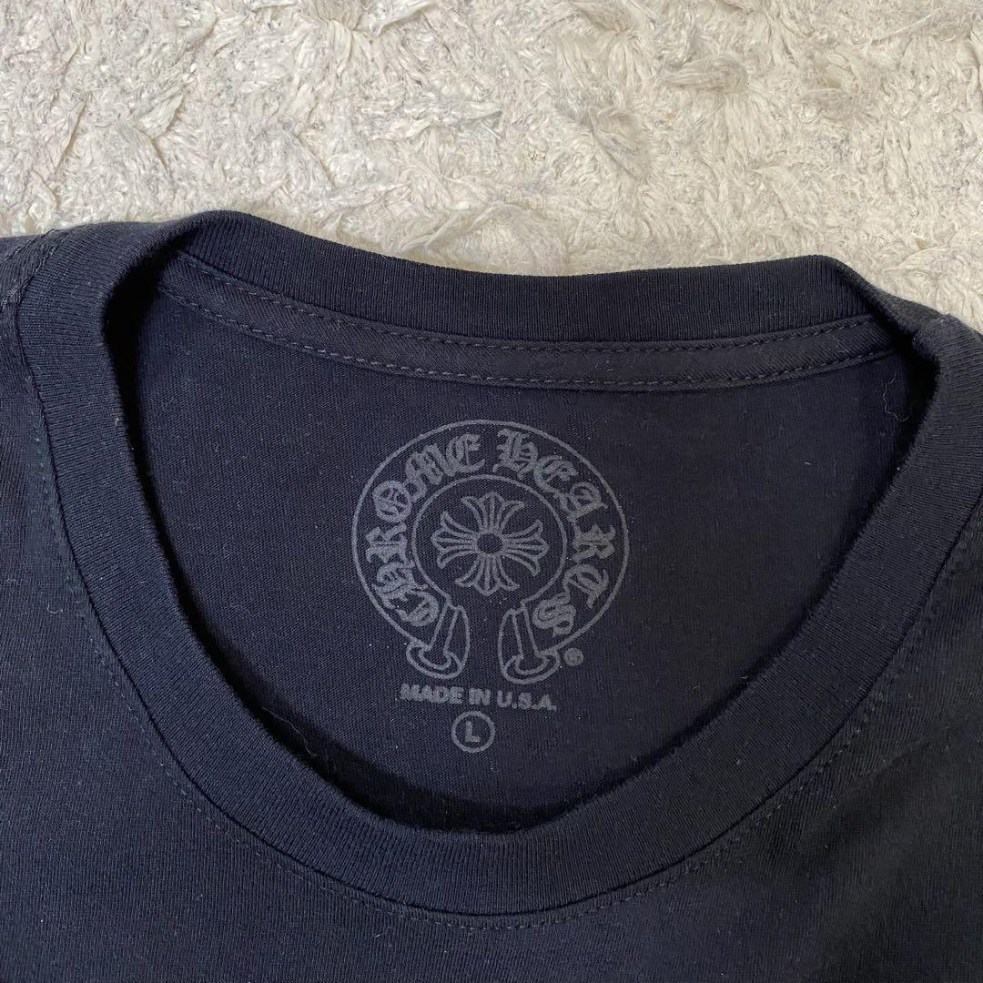 クロムハーツ　長袖Tシャツ　ブラック　L