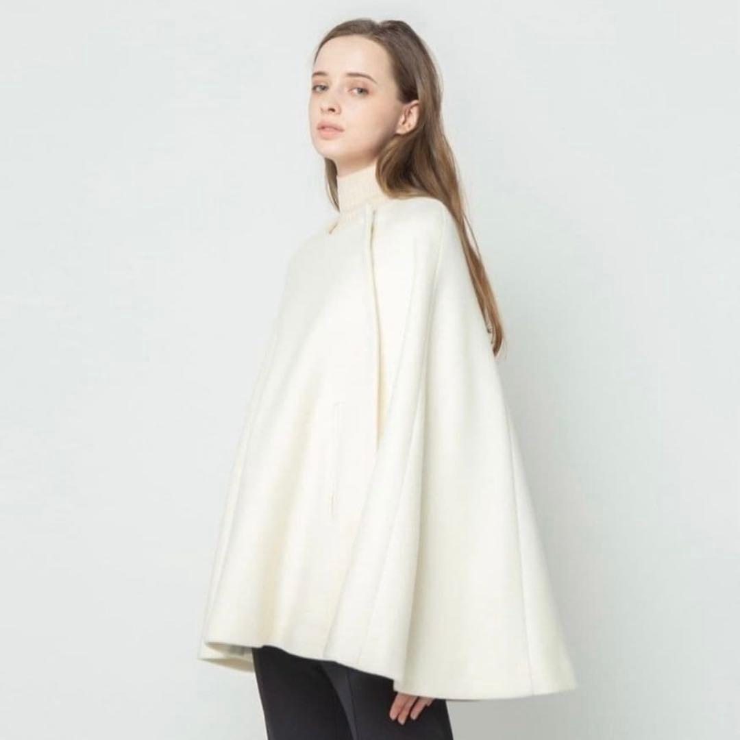 ♡heve♡ポンチョ♡コート♡ホワイト♡F♡