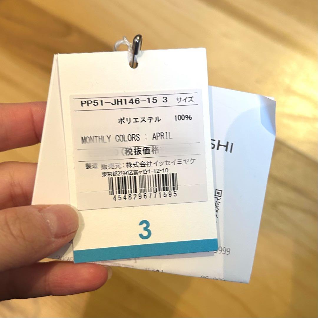 PLEATS PLEASE 2025マンスリーAPRIL ワンピース