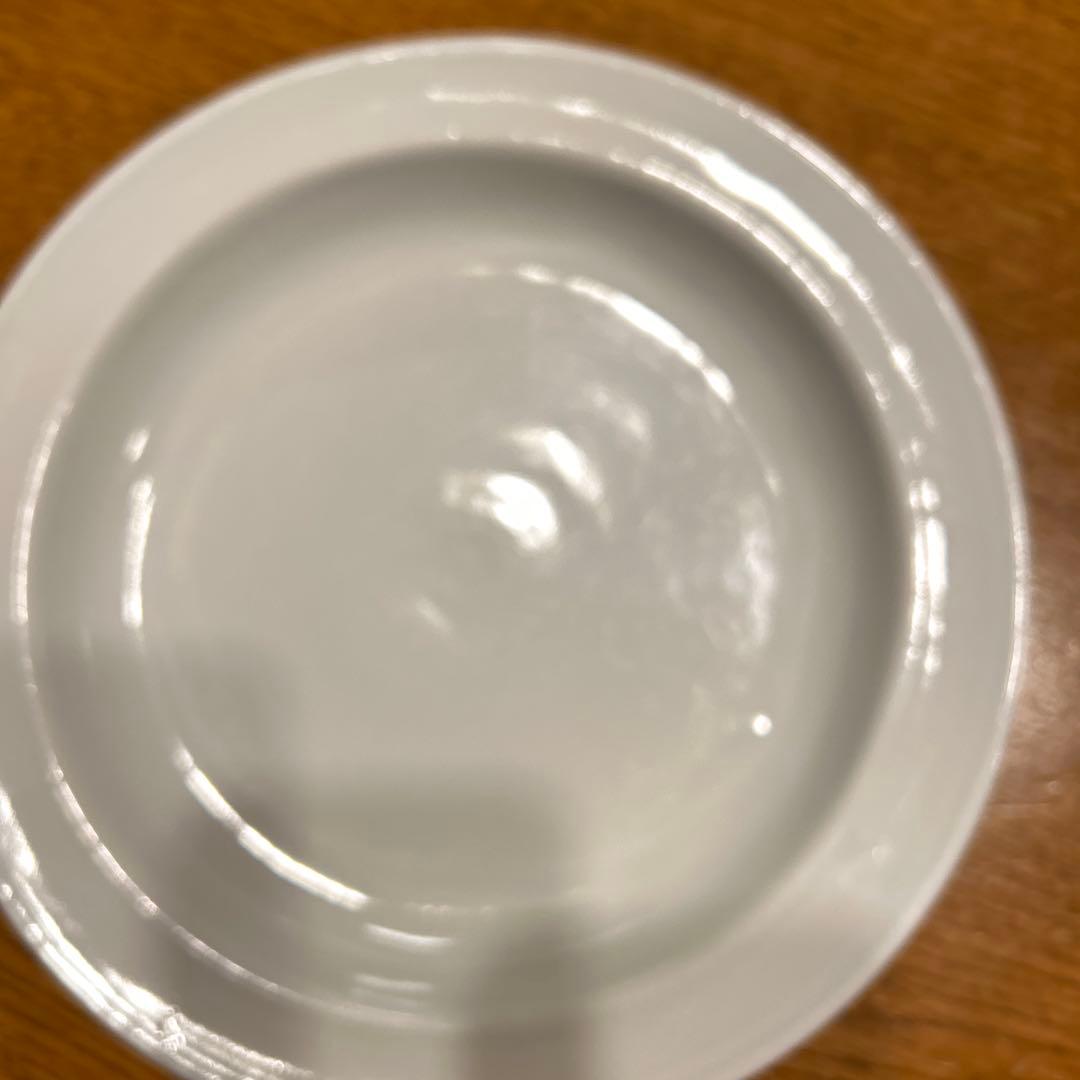 水野克俊 白磁ピューター深皿　4枚セット　器花田　リム皿　カレー