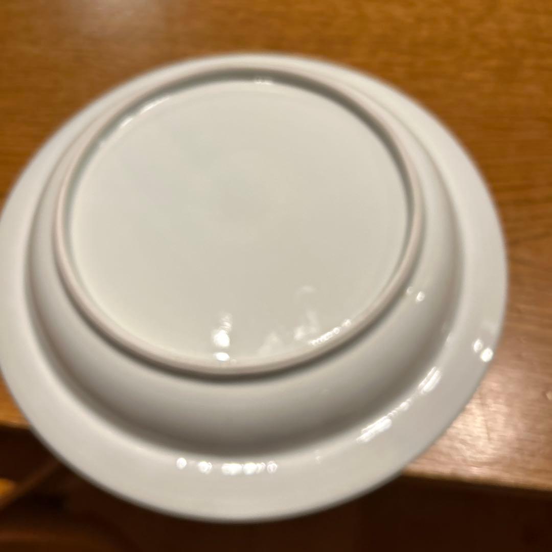水野克俊 白磁ピューター深皿　4枚セット　器花田　リム皿　カレー