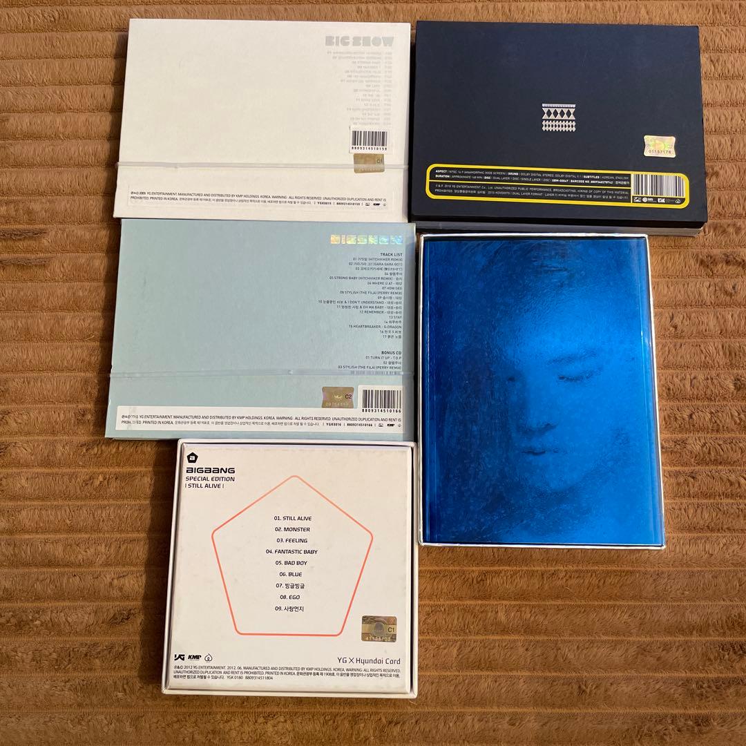 BIGBANG☆CD.DVDまとめ売り☆5点セット