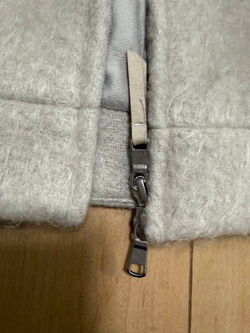 【値下】LE GLAZIK ウールモヘヤ ジップパーカー