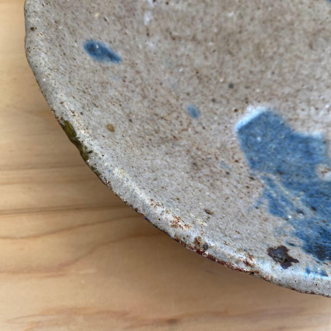 小野哲平　大皿④金継跡有