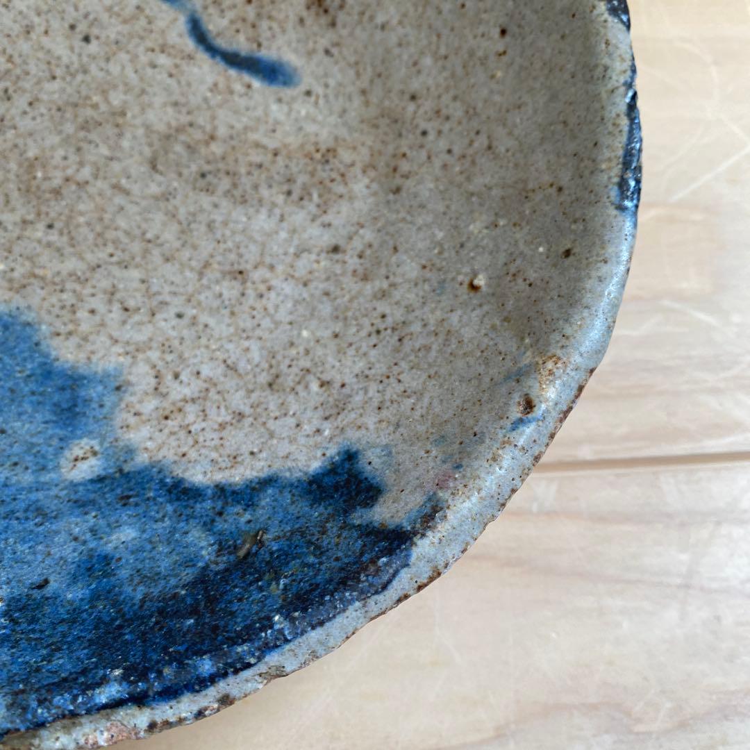 小野哲平　大皿④金継跡有