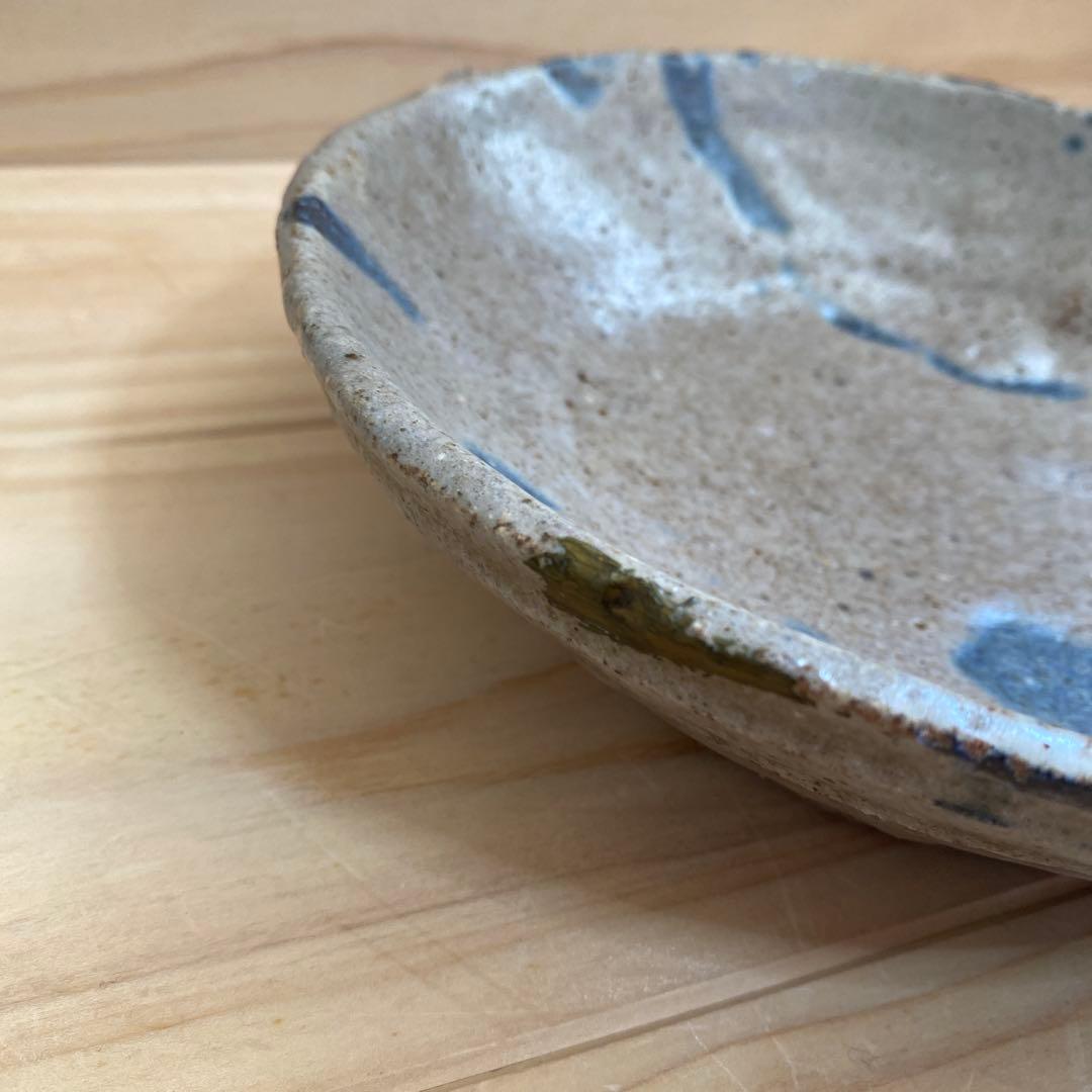 小野哲平　大皿④金継跡有