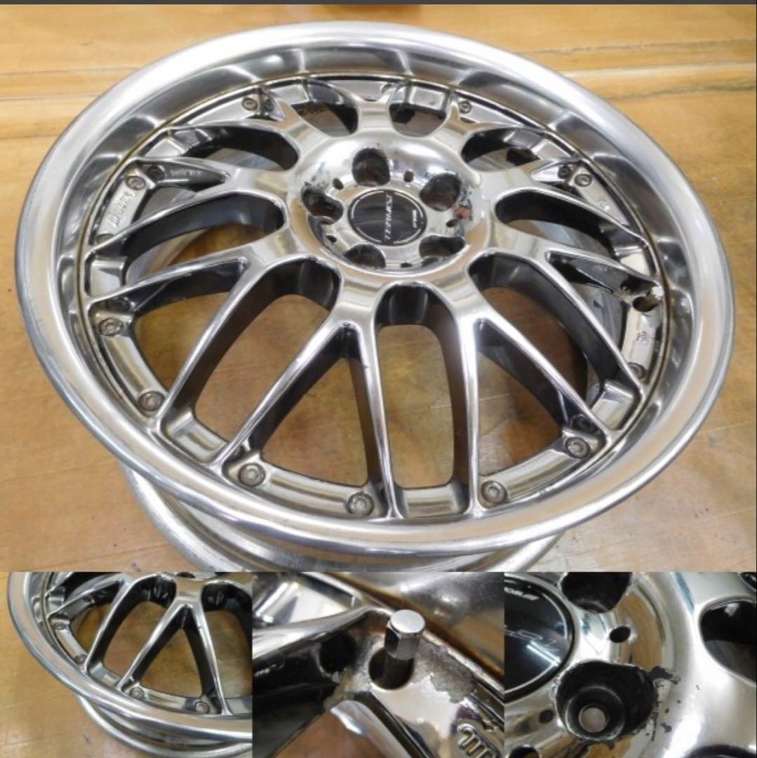 ★ワーク ターミスト TM1★18in7.5J+45 PCD100-5H★