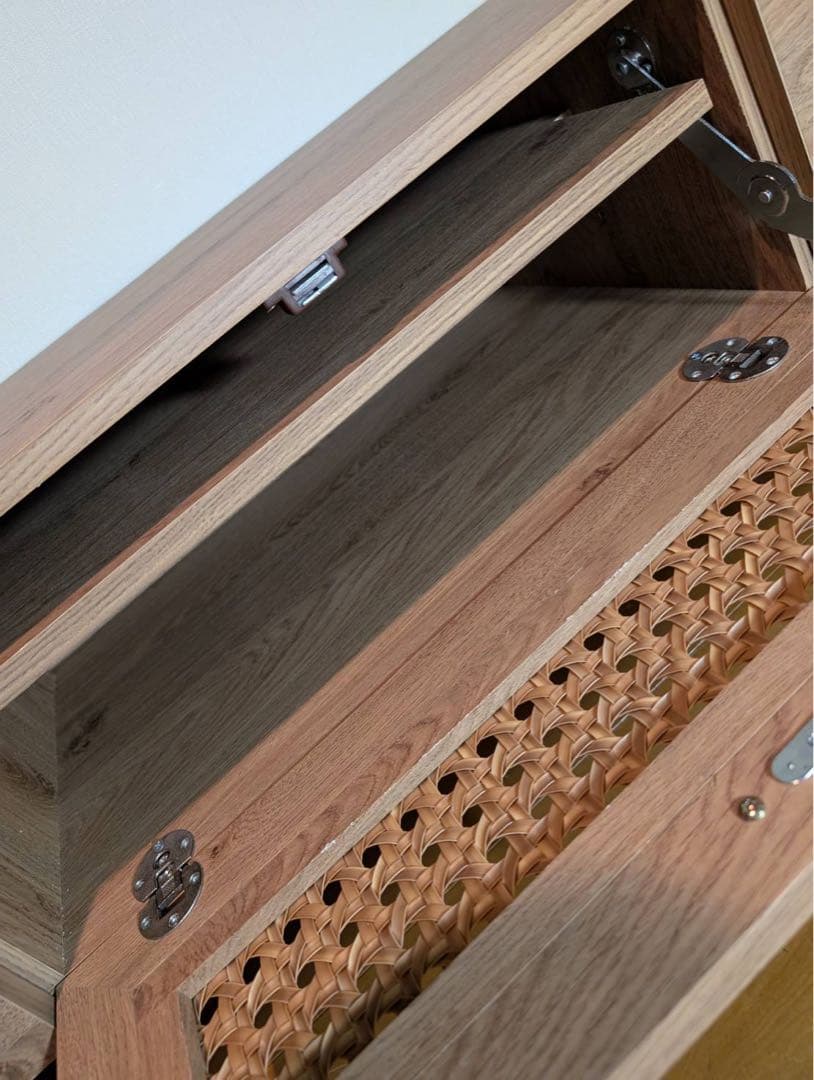 ■送料込■LOWYA ラタン ローテレビボード テレビ台 北欧風 TV 人気家具