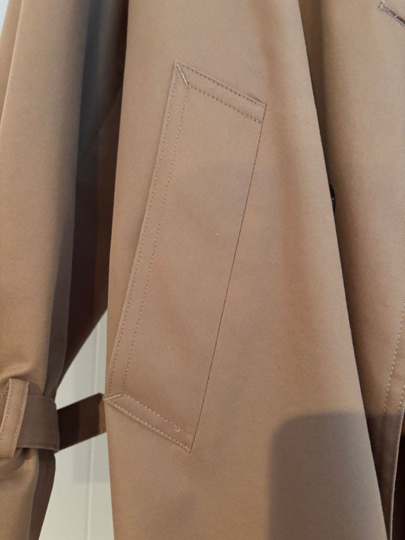 Y HYKE ベージュ トレンチコート　ビックフィット　サイズ1