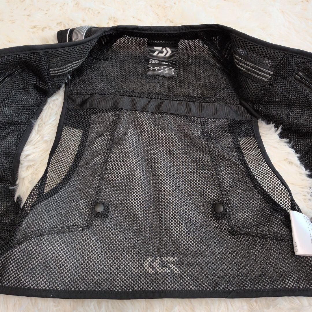 【ほぼ未使用】DAIWA　ダイワ　フィッシングベスト DV-3021 黒　 S