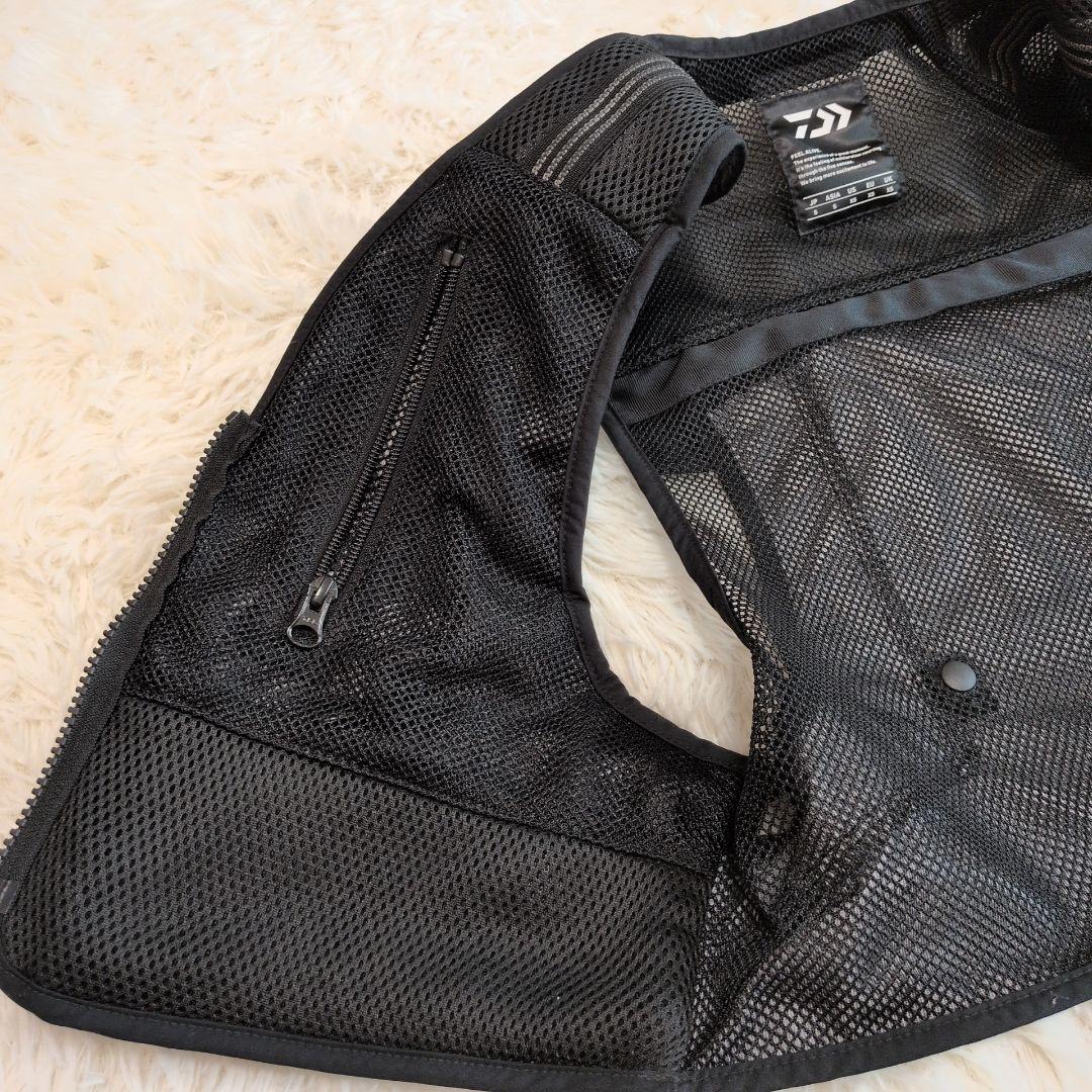 【ほぼ未使用】DAIWA　ダイワ　フィッシングベスト DV-3021 黒　 S