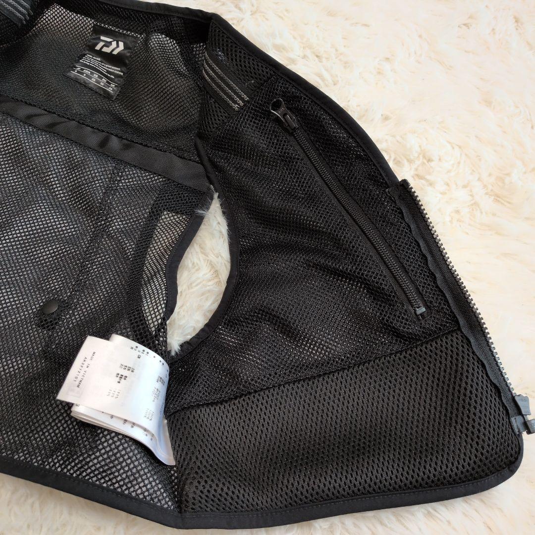 【ほぼ未使用】DAIWA　ダイワ　フィッシングベスト DV-3021 黒　 S