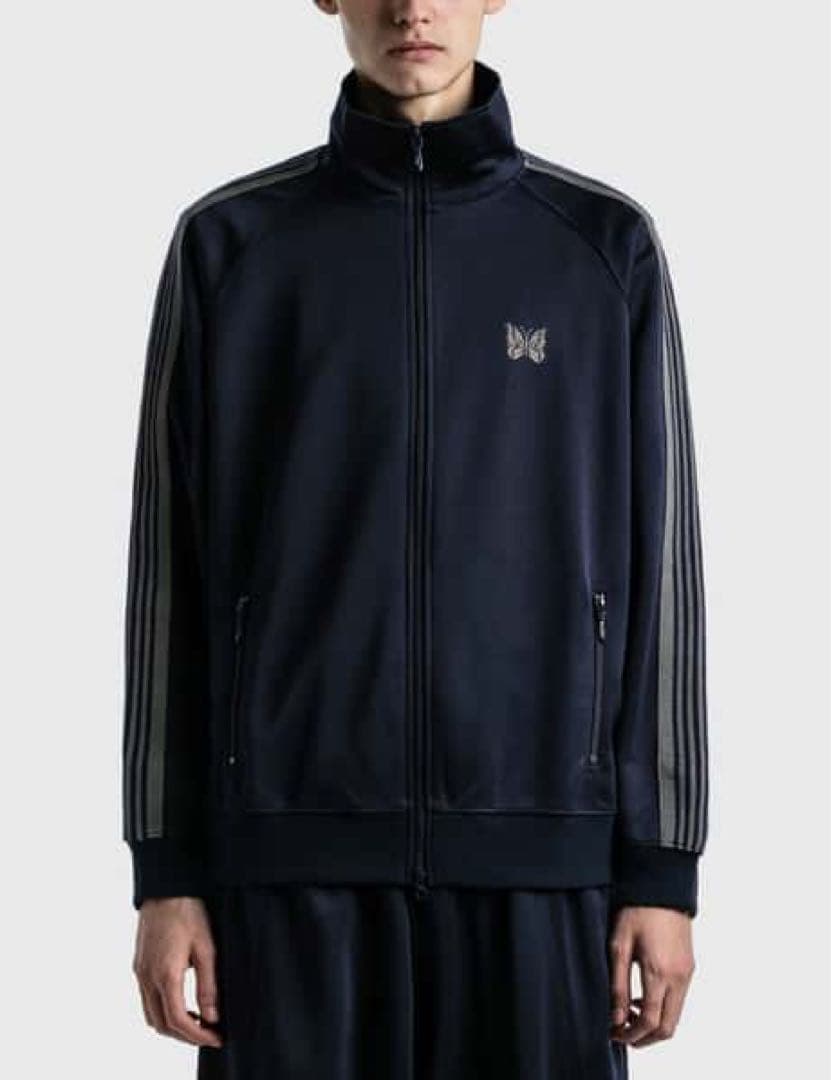 ニードルス needles track jacket ジャージ navy M