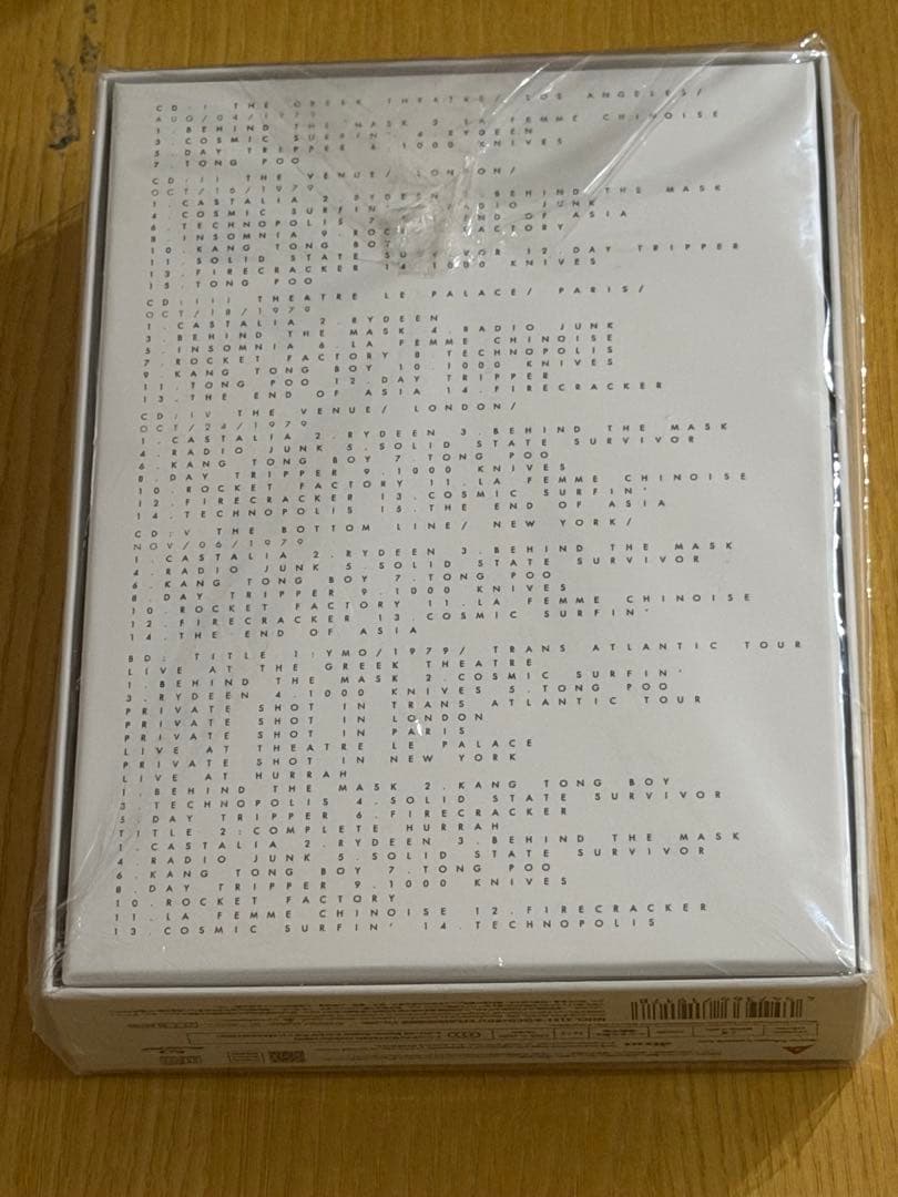 邦楽 YMO 1979 TRANSATLANTICTOURLIVE ANTHOLOGY