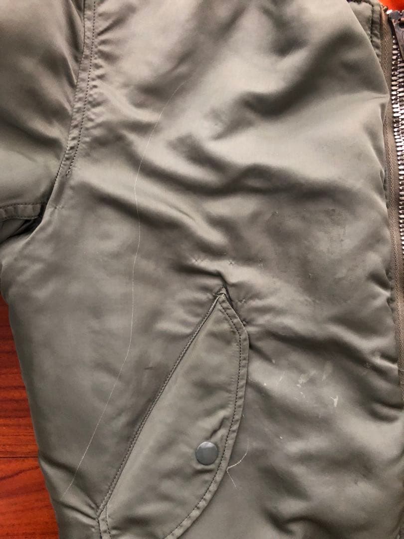 実物 米軍 MA-1 アルファ社 フライトジャケット