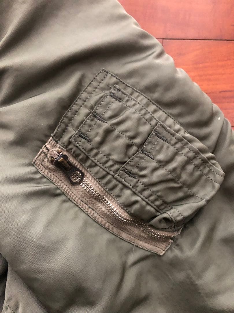 実物 米軍 MA-1 アルファ社 フライトジャケット