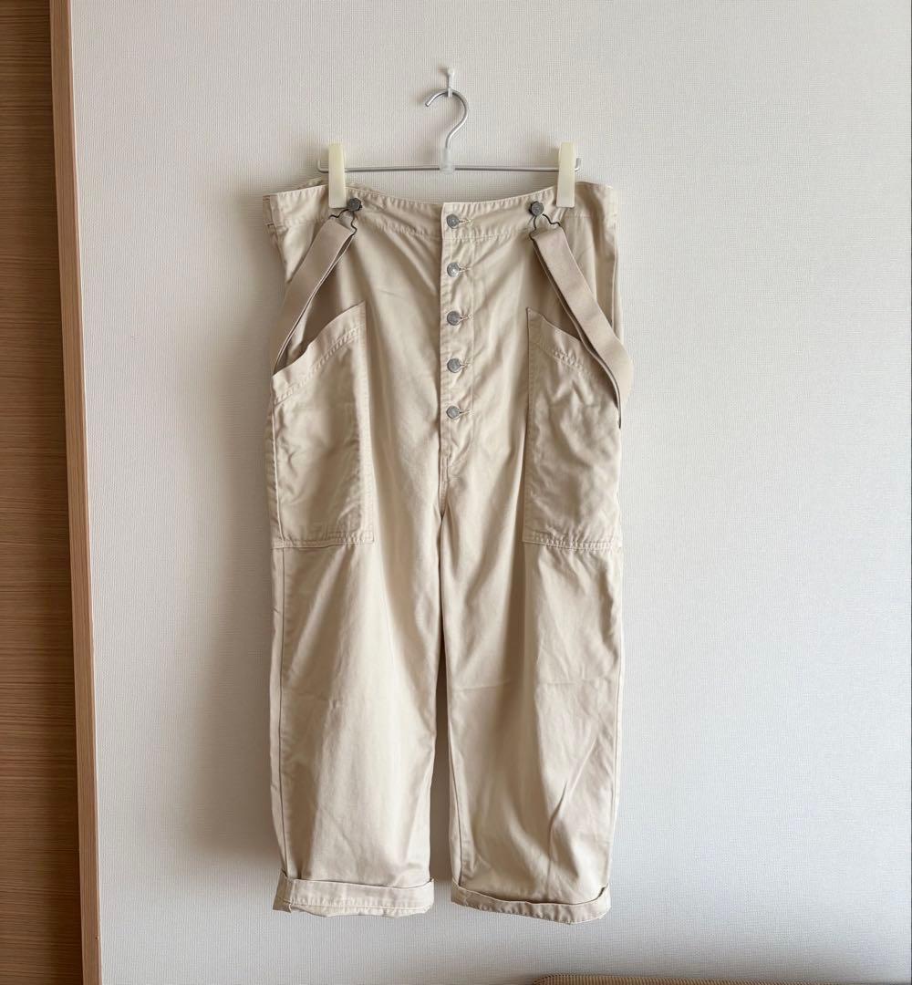 HARVESTY チノサスペンダーガーデンパンツ