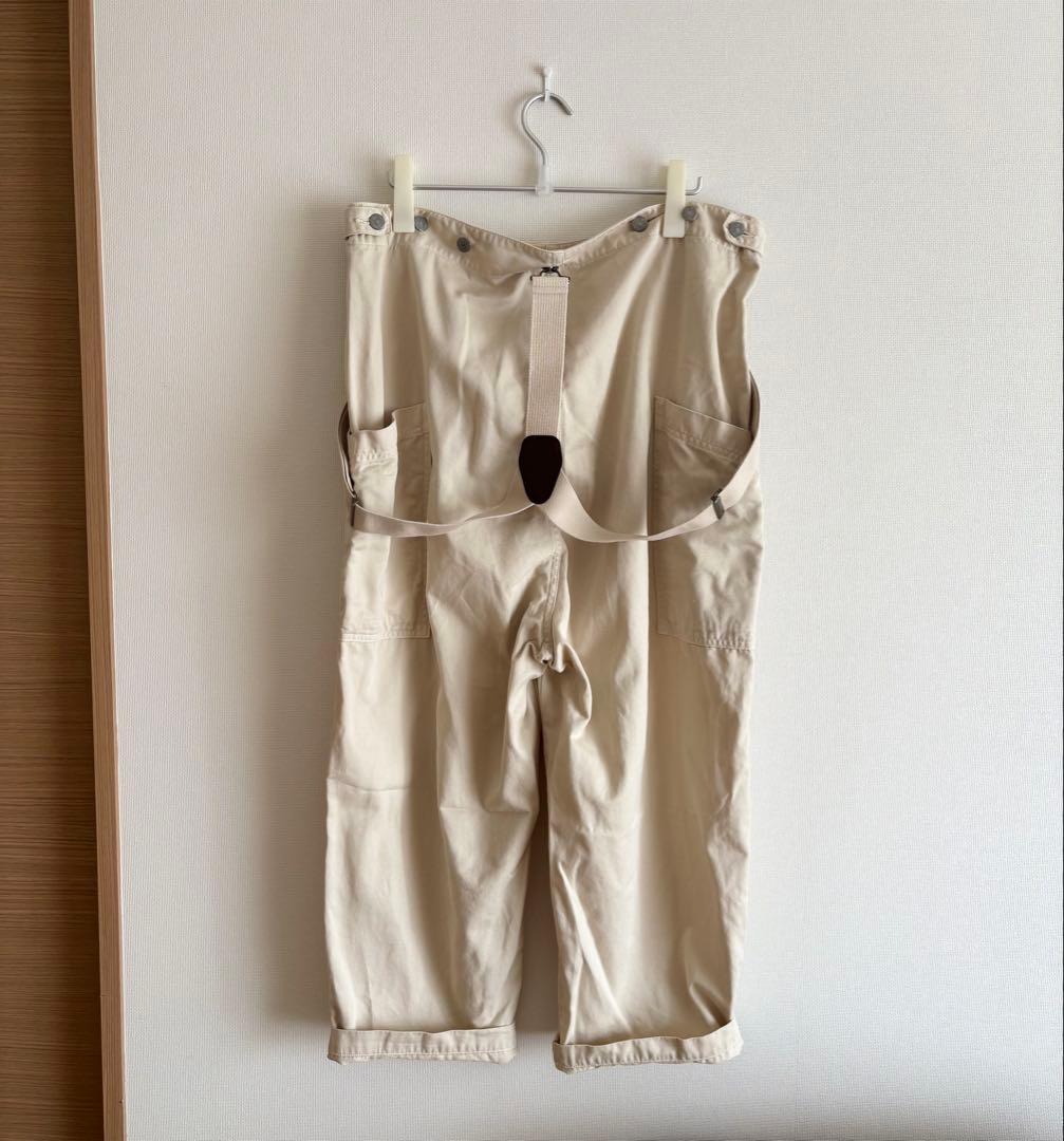 HARVESTY チノサスペンダーガーデンパンツ