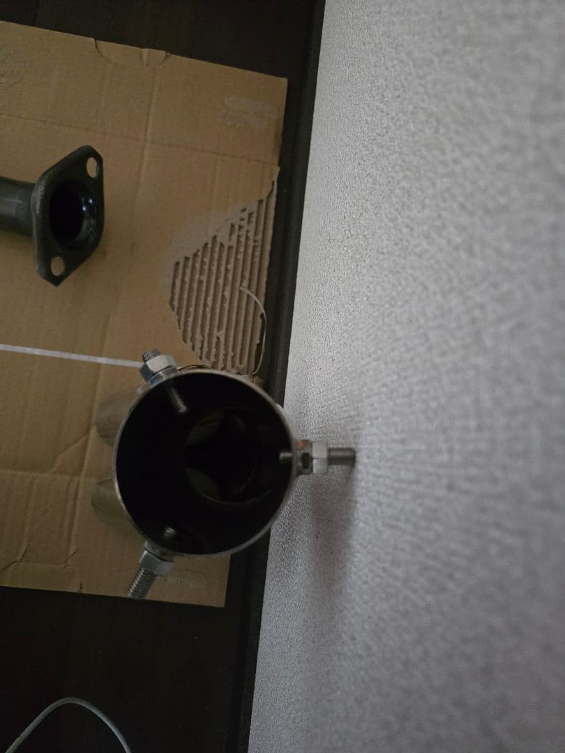 ゆプリウス50リアストレートマフラー、マフラーカッター