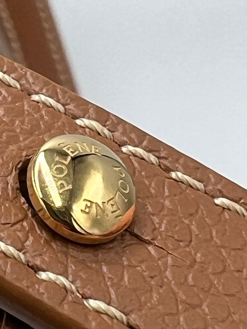 POLENE ポレーヌ　カヌレバッグ　Numéro Huit キャメル　美品